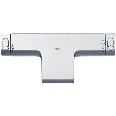 GROHE Mitigeur mural thermostatique bain/douche ½ Grohtherm 2000 34174001 - Jet cascade - Limiteur de température - Economie d'e