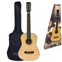 Guitare Acoustique en bois - 91 cm avec housse de transport