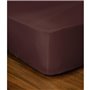 Drap-housse - LOVELY HOME - LH71591 - 180x200+35 cm - Marron