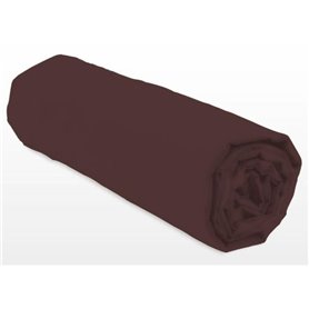 Drap-housse - LOVELY HOME - LH71592 - 160x200+35 cm - Marron