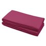 LOVELY HOME Drap Plat 100% coton 180x290 cm - 1 personne - Fuchsia