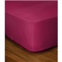 Drap-housse - LOVELY HOME - LH71607 - 180x200+35 cm - Fuchsia