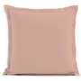 Lot de 2 taies d'oreiller - LOVELY HOME - LH71620 - 73 x 73 cm - Rose