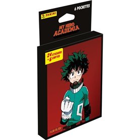 Blister 6 pochettes - PANINI - My Hero Academia - Stickers et cartes