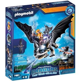 PLAYMOBIL - 71081 - Dragons Nine Realms: Thunder & Tom