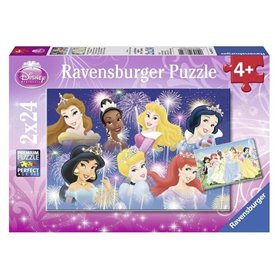 Ravensburger Puzzles 2X24 P - Les Princesses Réunies/Disney Princesses