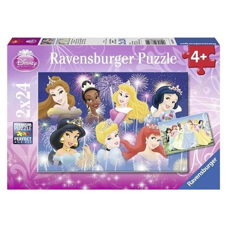 Ravensburger Puzzles 2X24 P - Les Princesses Réunies/Disney Princesses