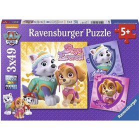 Ravensburger Puzzles 3x49 p - Charmantes chiennes / Pat'Patrouille