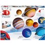 Puzzle 3D Systeme solaire - Ravensburger - 8 planetes - 522 pieces - Des 6 ans