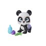 Smoby - Pamper Petz - Panda a adopter - 4 accessoires - Articulé - Bois et fais pipi - Certificat d'adoption - Des 3 ans