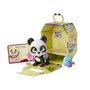 Smoby - Pamper Petz - Panda a adopter - 4 accessoires - Articulé - Bois et fais pipi - Certificat d'adoption - Des 3 ans