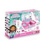 Smoby - Gabby et la Maison Magique - Valise beauté  facile a transporter - 13 accessoires inclus : coiffure, onglerie, m