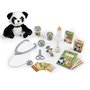 Smoby - Centre Vétérinaire Zoo - 1 peluche Panda - Nombreux accessoires et fonctions