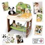 Smoby - Centre Vétérinaire Zoo - 1 peluche Panda - Nombreux accessoires et fonctions