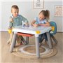 Smoby - Table enfant Créative - Feutre effacable pour la table + 2 grandes feuilles de coloriage - 3 rangements - Des 3 