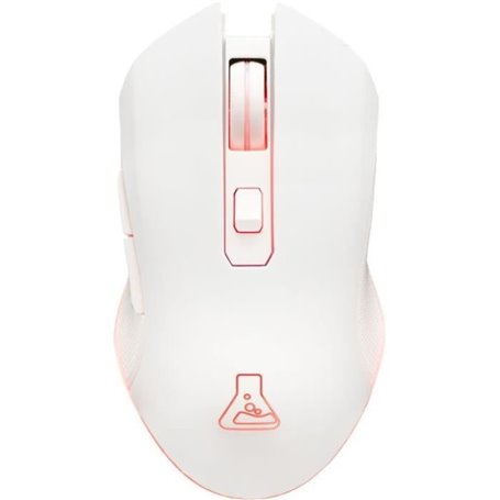 Souris Gamer Sans fil - THE G-LAB - KULT HELIUM - RGB - 6400 DPI - 6 Boutons - Blanc