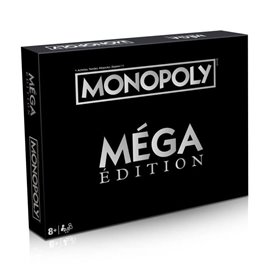 Jeu de société - WINNING MOVES - Monopoly Édition Méga - Nouvelles cases