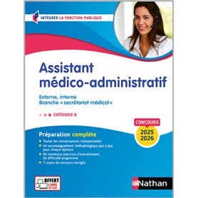 Concours Assistant médico-administratif - Catégorie B - 2024-2025