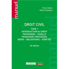 Droit civil - Tome 1