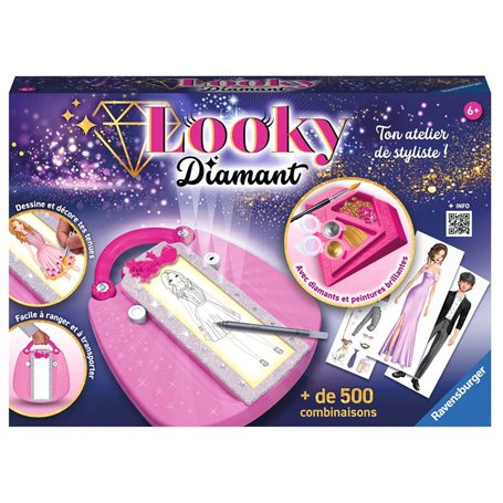 Looky Diamant Dessin de mode Peintures brillantes