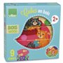 9 cubes en bois animaux Vilac