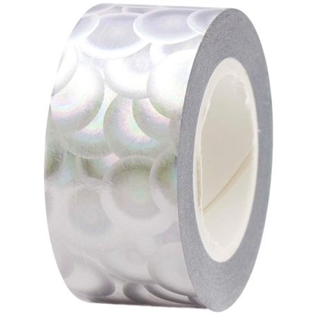 Tape Bubbly - Argent 2cm x 10m