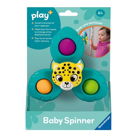 Play + - Baby Spinner leopard