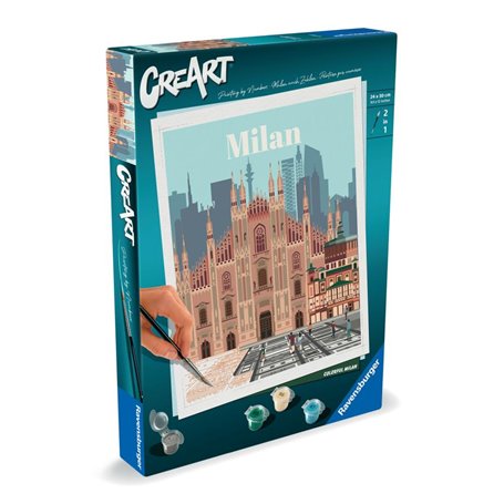 Creart 24x30 cm milan peinture