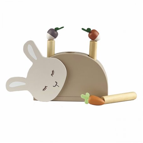 Pop Up Lapin blanc en bois