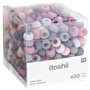 Itoshii pack 400 perles Ponii beads - couleur de la terre mat