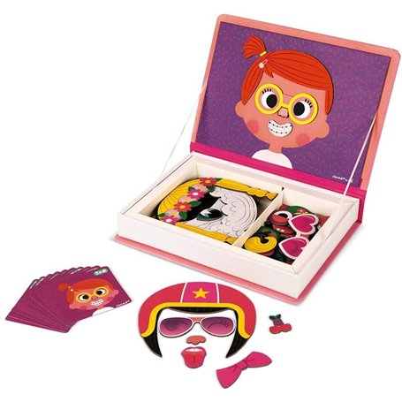 Magneti book crazy faces fille