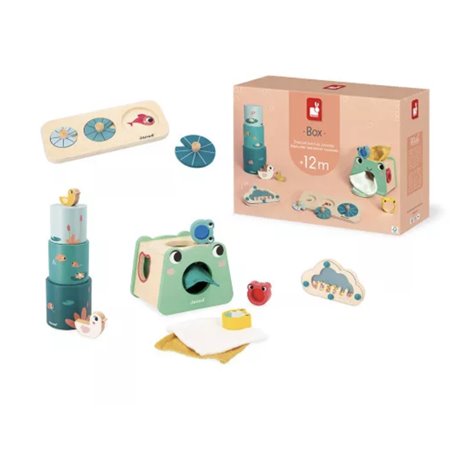 Box - 4 jouets - Eveil sensoriel - 12 mois