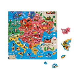 puzzle carte europe magnetique