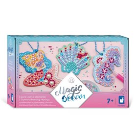 Magic ocean - 3 porte clefs a diamanter