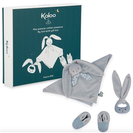 Coffret cadeau naissance lapinoo bleu