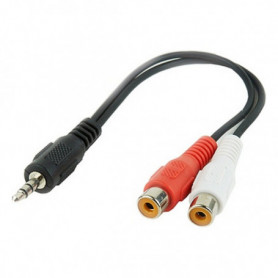 Câble Audio Jack (3,5 mm) vers 2 RCA GEMBIRD CCA-406 20 cm Noir 12,99 €