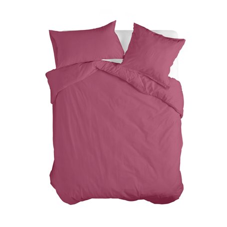 Housse de Couette HappyFriday BASIC Magenta 140 x 200 cm