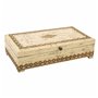 Boîte à bijoux Alexandra House Living Crème Bois de manguier 18 x 9 x 33 cm