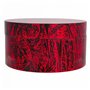 Boîte Décorative Alexandra House Living Noir Rouge Céramique Bois MDF 25 x 13 x 25 cm