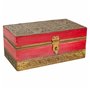 Boîte à bijoux Alexandra House Living Rouge Laiton Bois de manguier Bois MDF 11 x 9 x 20 cm