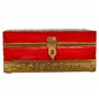 Boîte à bijoux Alexandra House Living Rouge Laiton Bois de manguier Bois MDF 11 x 9 x 20 cm