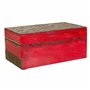 Boîte à bijoux Alexandra House Living Rouge Laiton Bois de manguier Bois MDF 11 x 9 x 20 cm