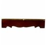 Boîte à bijoux Alexandra House Living Brun foncé Laiton Bois de manguier Bois MDF 20 x 7 x 33 cm