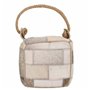 Butée de porte Alexandra House Living Cuir 20 x 20 x 20 cm Blanc