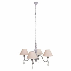 Suspension Alexandra House Living Blanc Gris