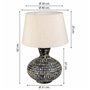 Lampe de bureau Alexandra House Living Noir Fer 31 x 62 x 31 cm