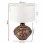 Lampe de bureau Alexandra House Living Marron Fer 31 x 58 x 31 cm