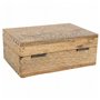 Boîte à bijoux Alexandra House Living Blanc Naturel Bois de manguier Bois MDF 18 x 10 x 25 cm