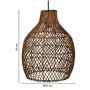 Suspension Alexandra House Living Marron Rotin