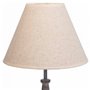 Lampe de bureau Alexandra House Living Blanc Gris Métal Tissu 220-240 V 23 x 49 x 23 cm